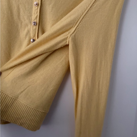 Free People Nocturnal Solid Wool-Cashmere Cardigan - Oil Painting - Large - Picture 15 of 16